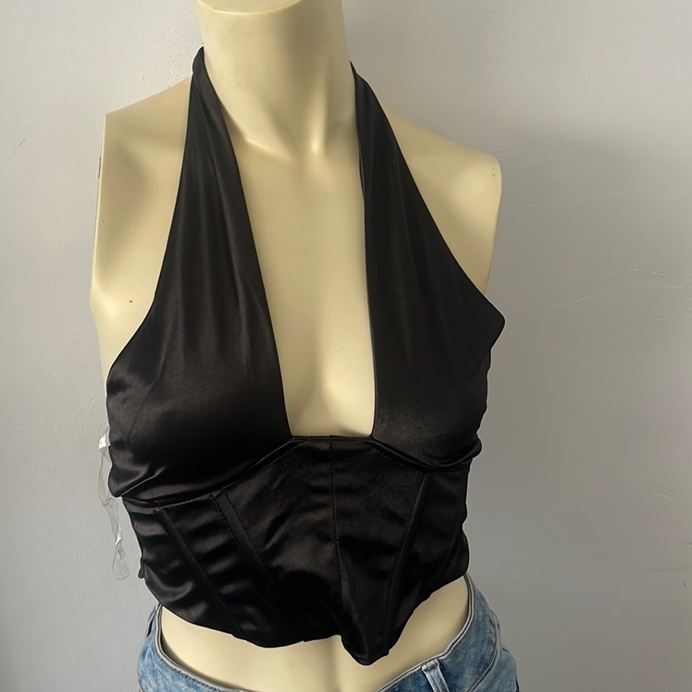 Black corset top